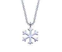 Snowflake Silver Necklace SPE-5618